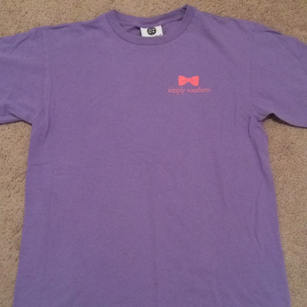 simply southern purple t-shirt